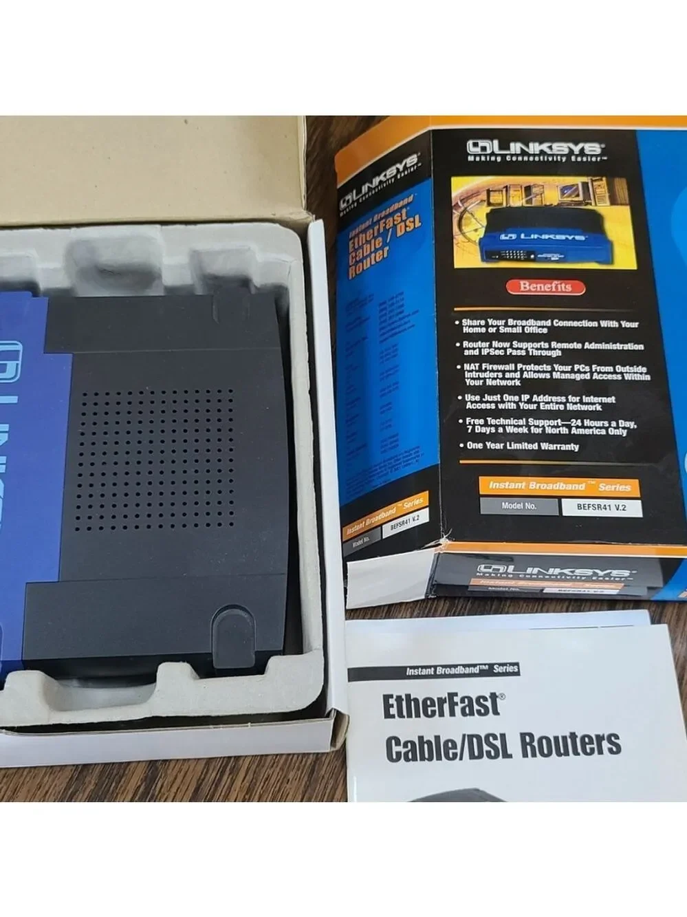 EtherFast Cable/DSL Router by LINKSYS - New Condition
